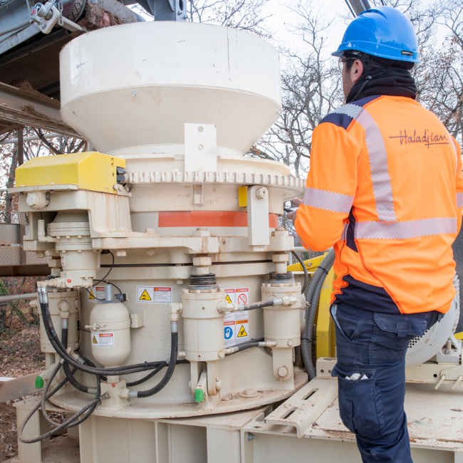 Haladjian expertise in crusher machines