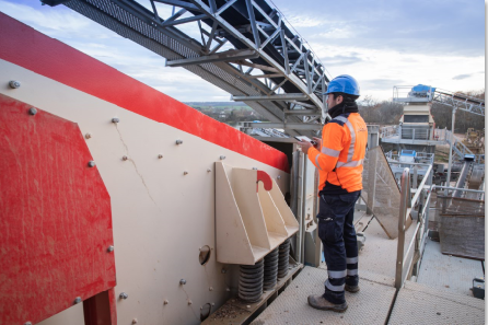 screen aggregate production quarries