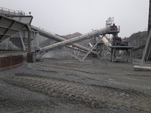 installation fixe broyage et concassage production de granulats