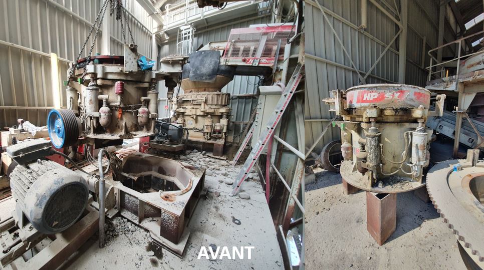 A crusher that needed HMS’ expertise in rebuild programs